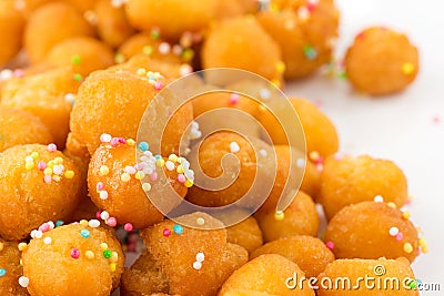 Struffoli Stock Photo